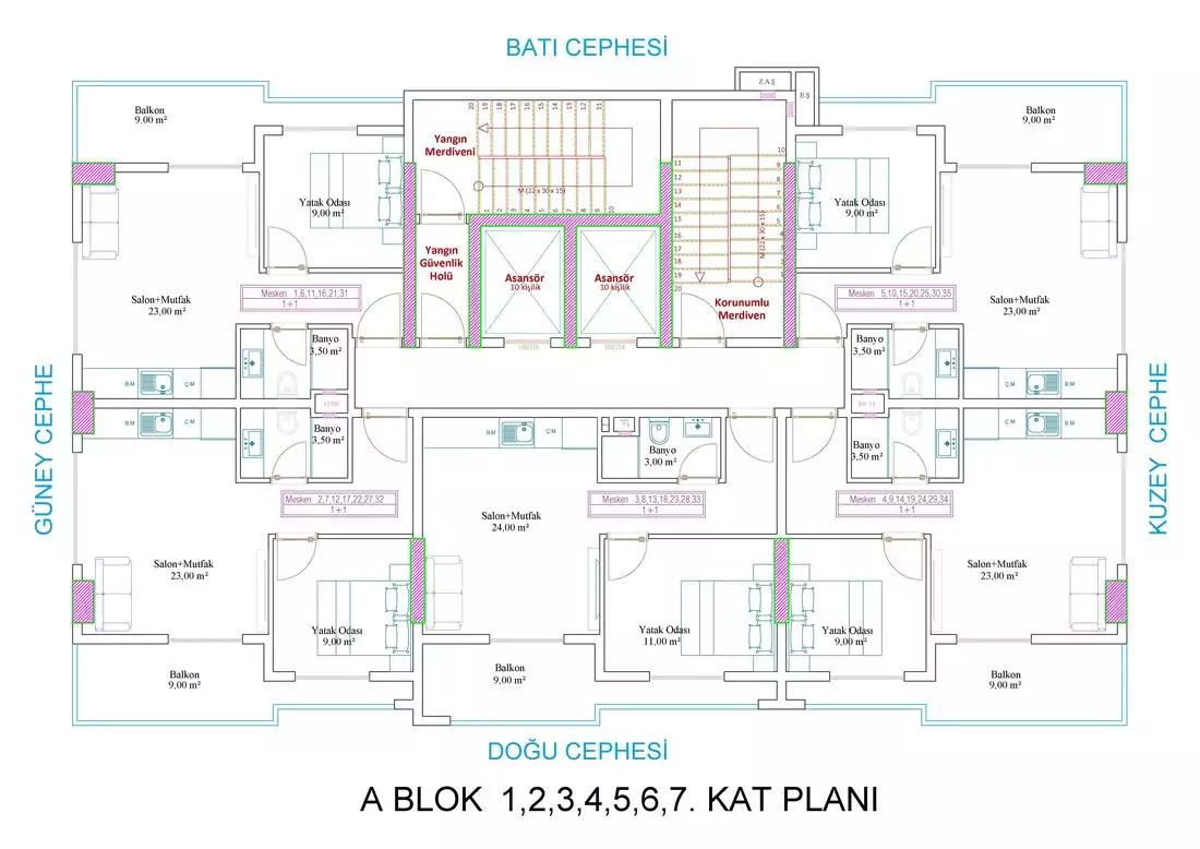 Квартира 60м² в Турции, Махмутлар. Стоимостью 132500€ аренда фото-51