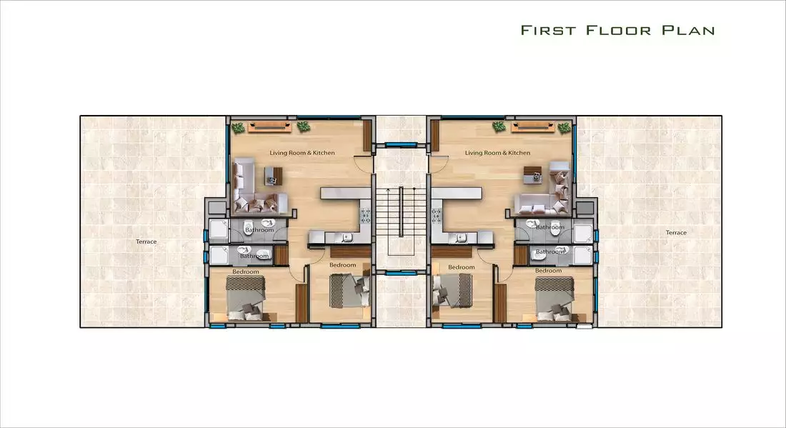 Квартира 90м² в Кипре, Искеле. Стоимостью 218531€ аренда фото-19