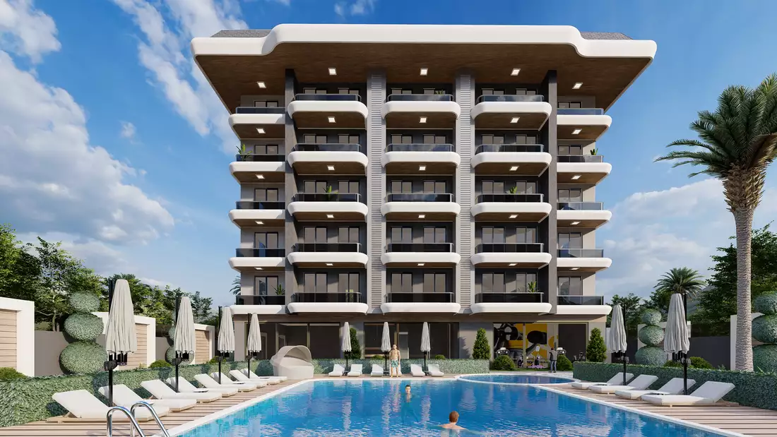 Квартира 52м² в Турции, Каргыджак. Стоимостью 159500€ аренда фото-1