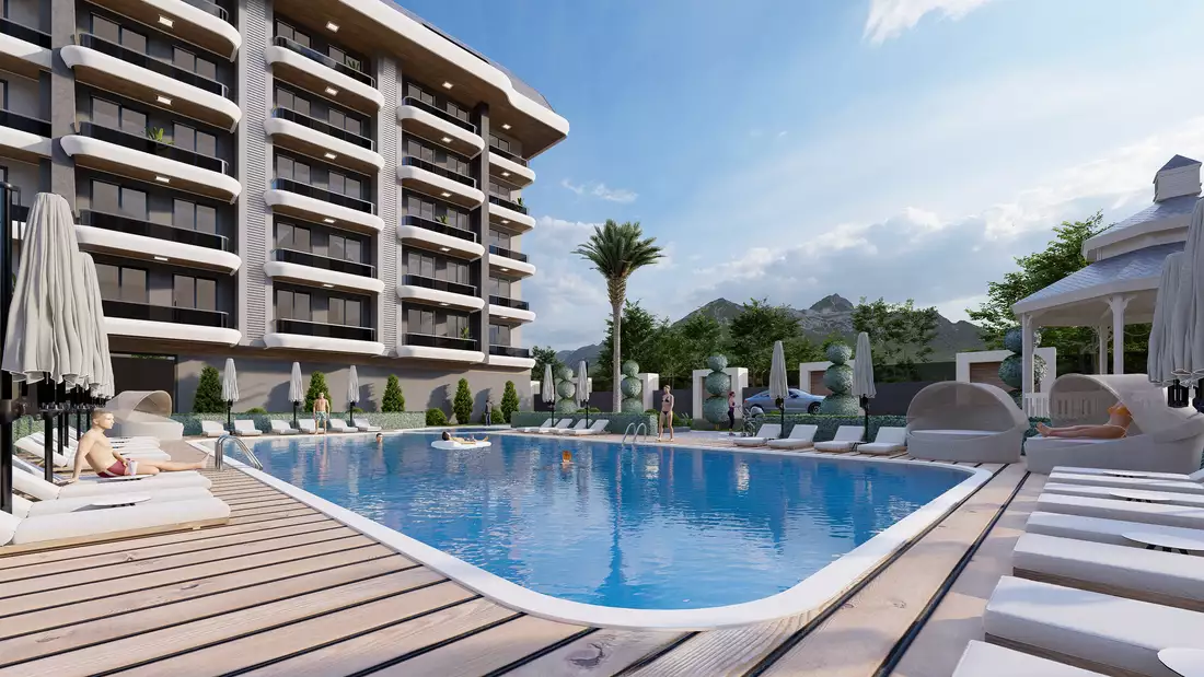 Квартира 52м² в Турции, Каргыджак. Стоимостью 159500€ аренда фото-5