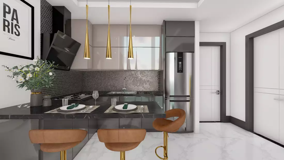 Квартира 52м² в Турции, Каргыджак. Стоимостью 159500€ аренда фото-17