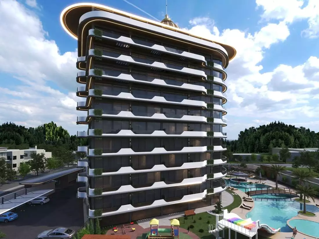 Квартира 56м² в Турции, Газипаша. Стоимостью 153000€ аренда фото-2