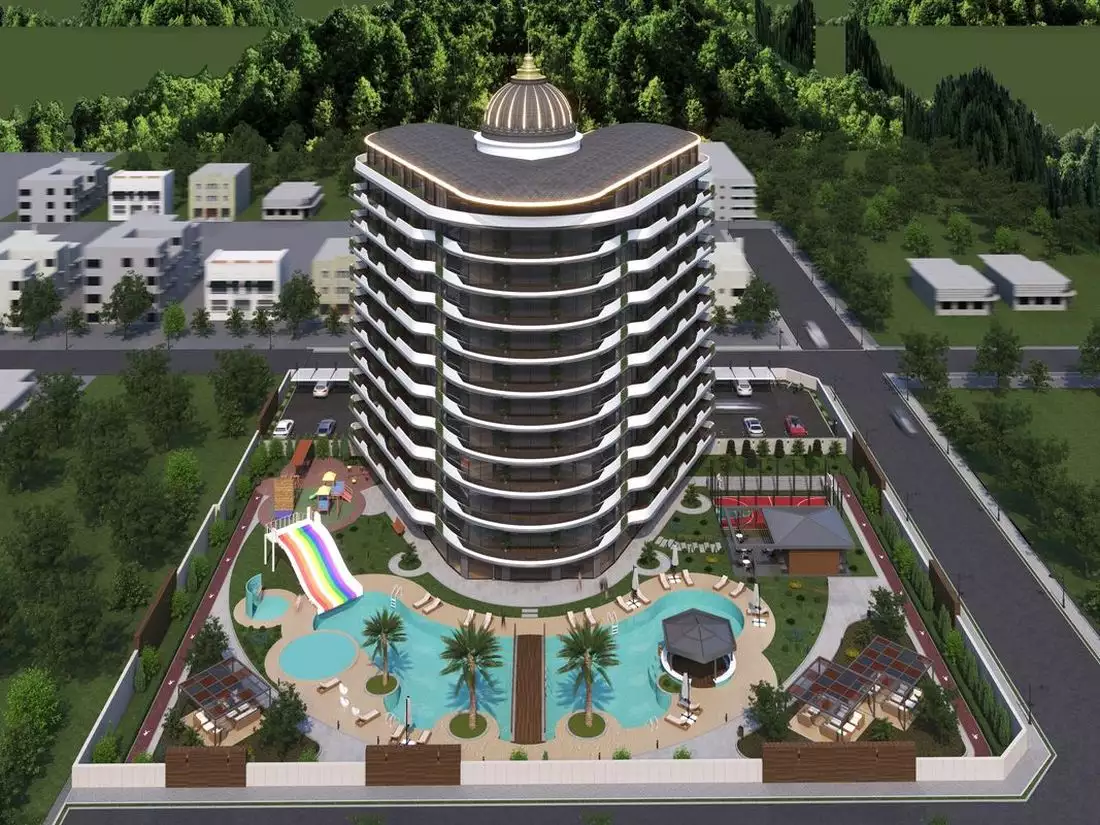Квартира 56м² в Турции, Газипаша. Стоимостью 153000€ аренда фото-5