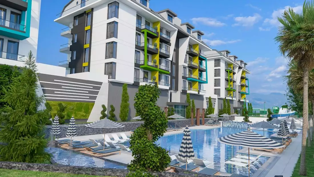 Квартира 55м² в Турции, Каргыджак. Стоимостью 190000€ аренда фото-2