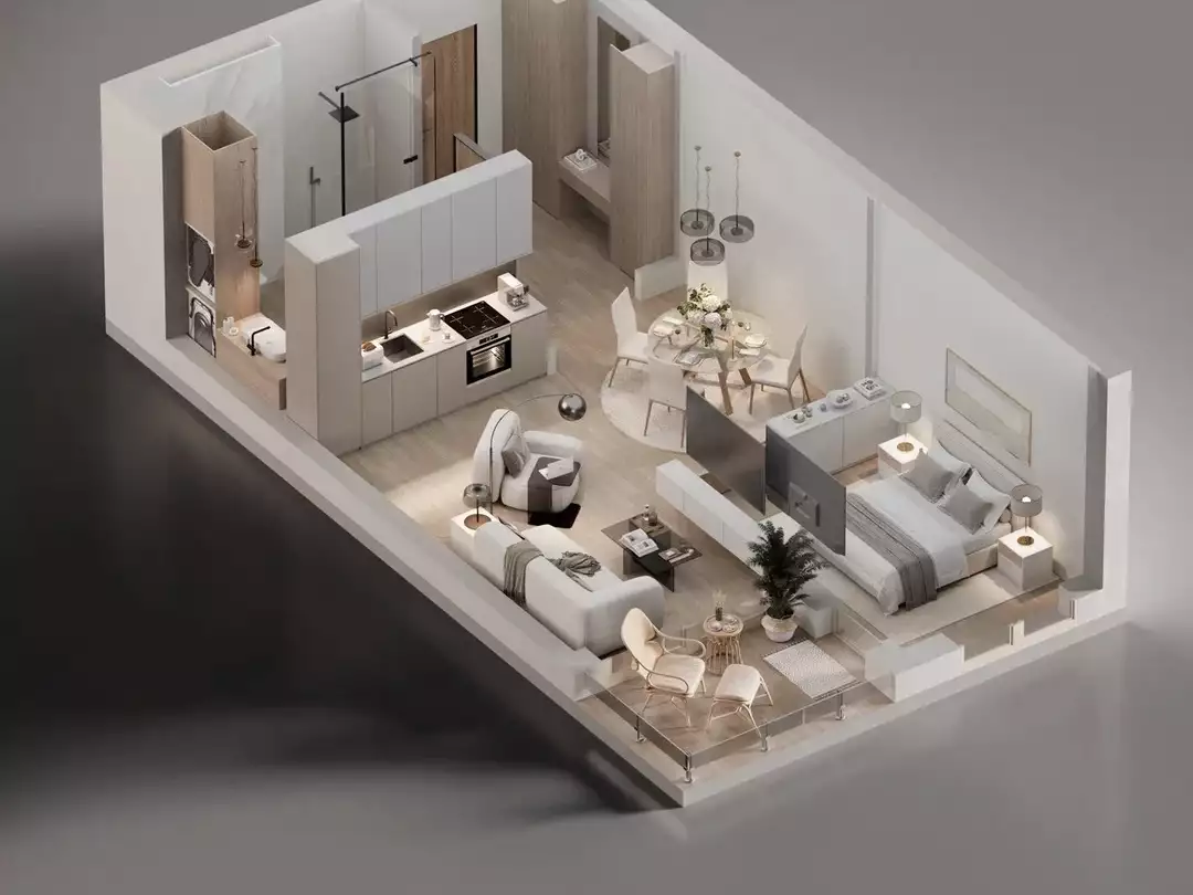 Квартира 52м² в Черногории, Бечичи. Стоимостью 171600€ аренда фото-11