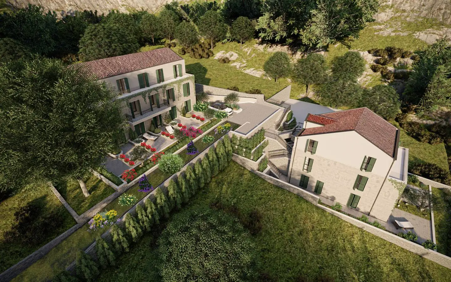 Квартира 40м² в Черногории, Прчань. Стоимостью 165000€ аренда фото-3