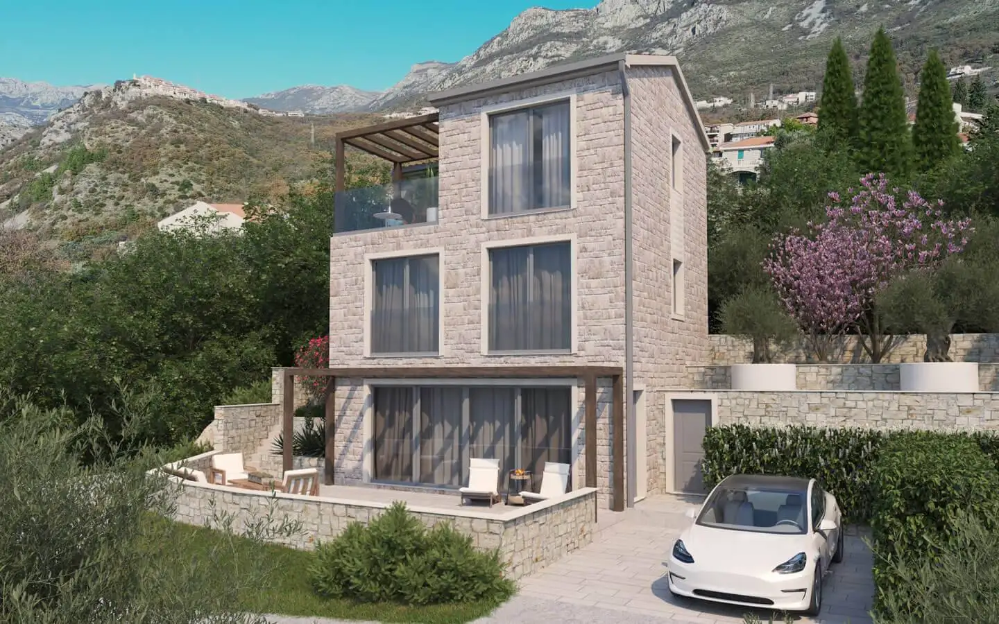 Вилла 114м² в Черногории, Будва. Стоимостью 495000€ аренда фото-2