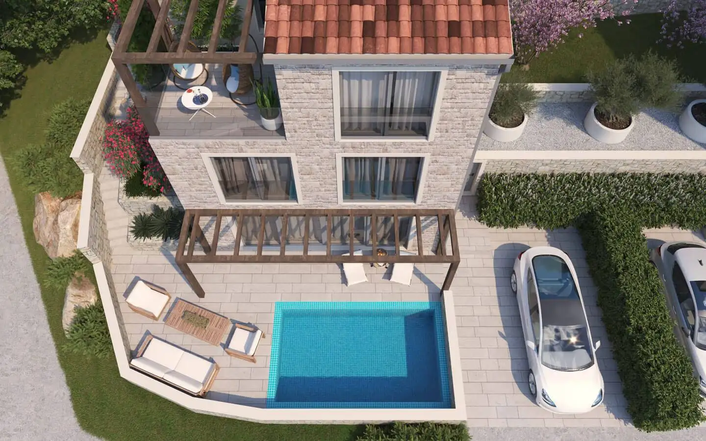 Вилла 114м² в Черногории, Будва. Стоимостью 495000€ аренда фото-3