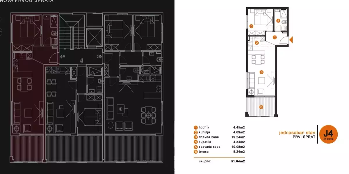Квартира 35м² в Черногории, Шушань. Стоимостью 139500€ аренда фото-2