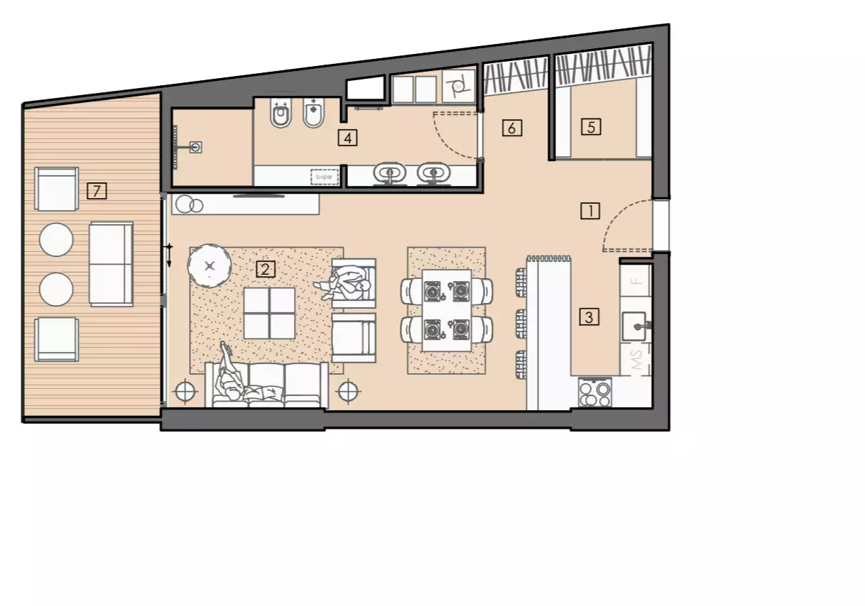 Коттедж 74м² в Черногории, Бар. Стоимостью 347001€ аренда фото-59