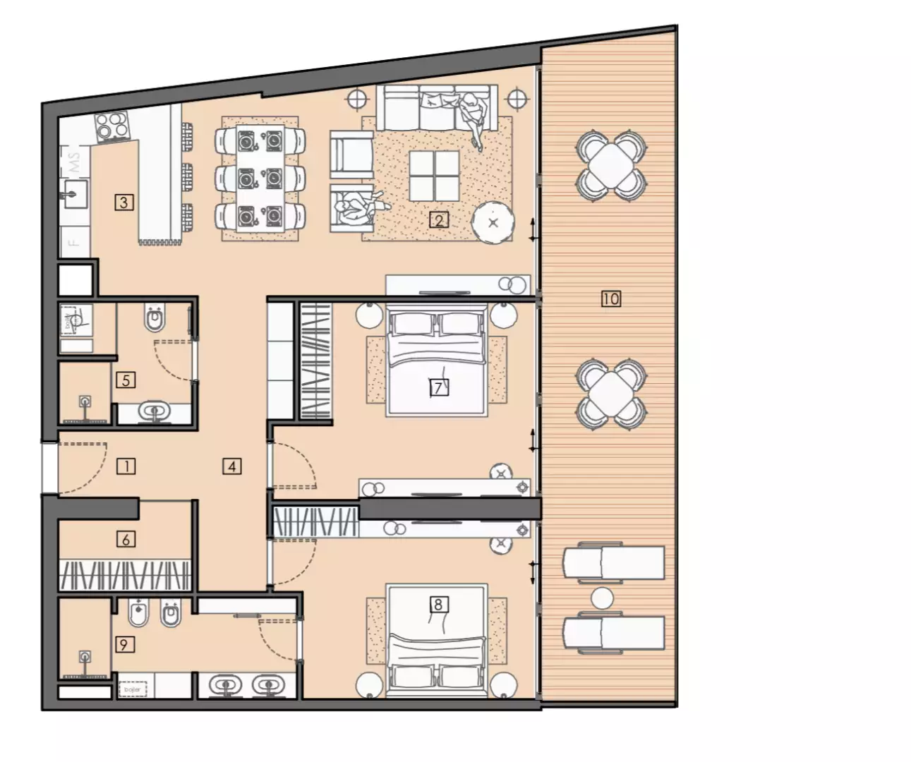 Коттедж 74м² в Черногории, Бар. Стоимостью 347001€ аренда фото-60