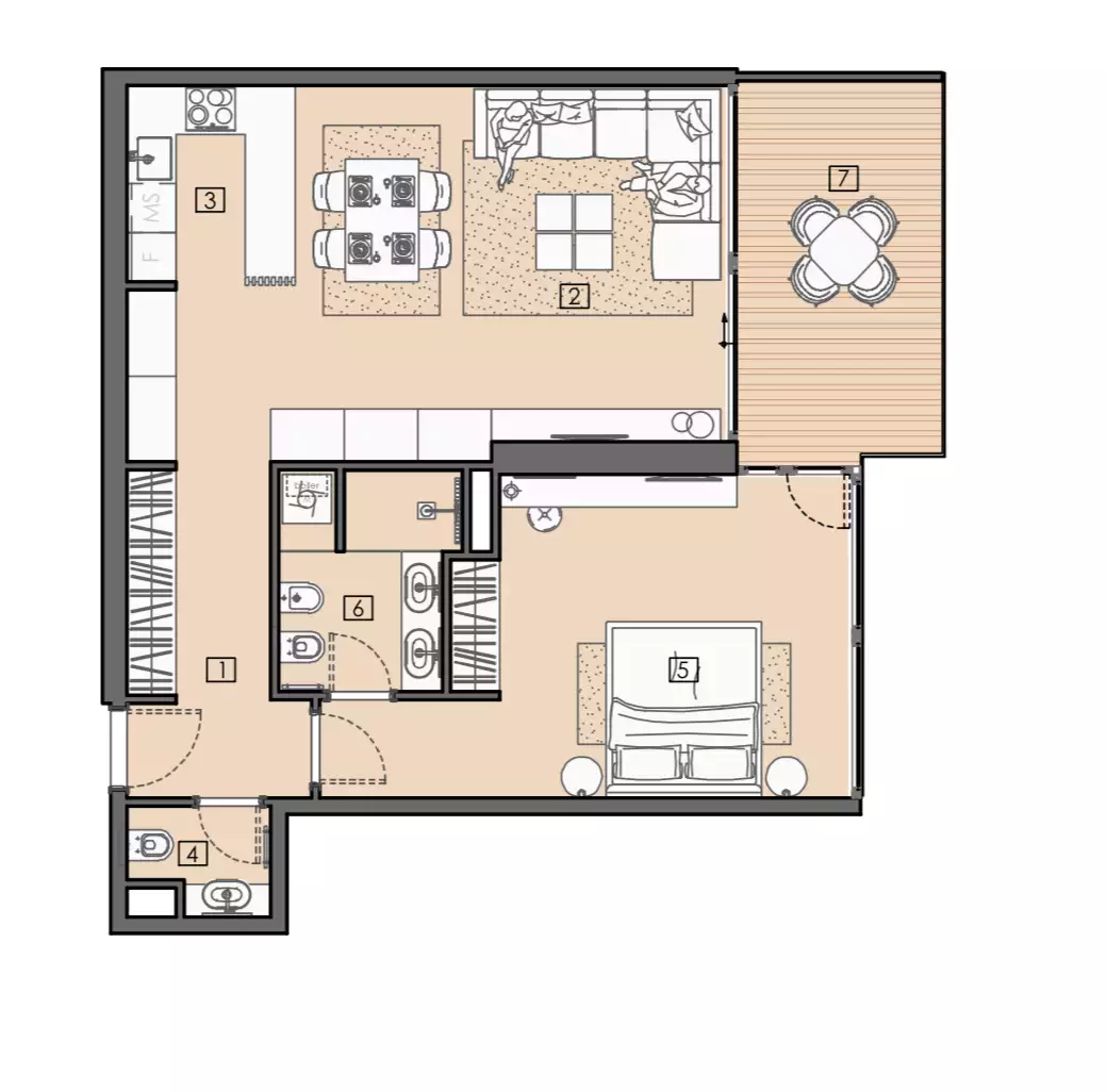 Коттедж 74м² в Черногории, Бар. Стоимостью 347001€ аренда фото-61