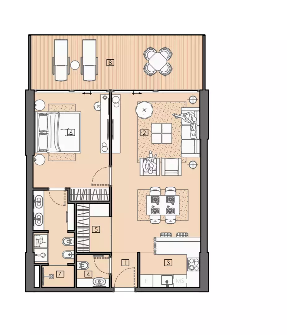 Коттедж 74м² в Черногории, Бар. Стоимостью 347001€ аренда фото-66