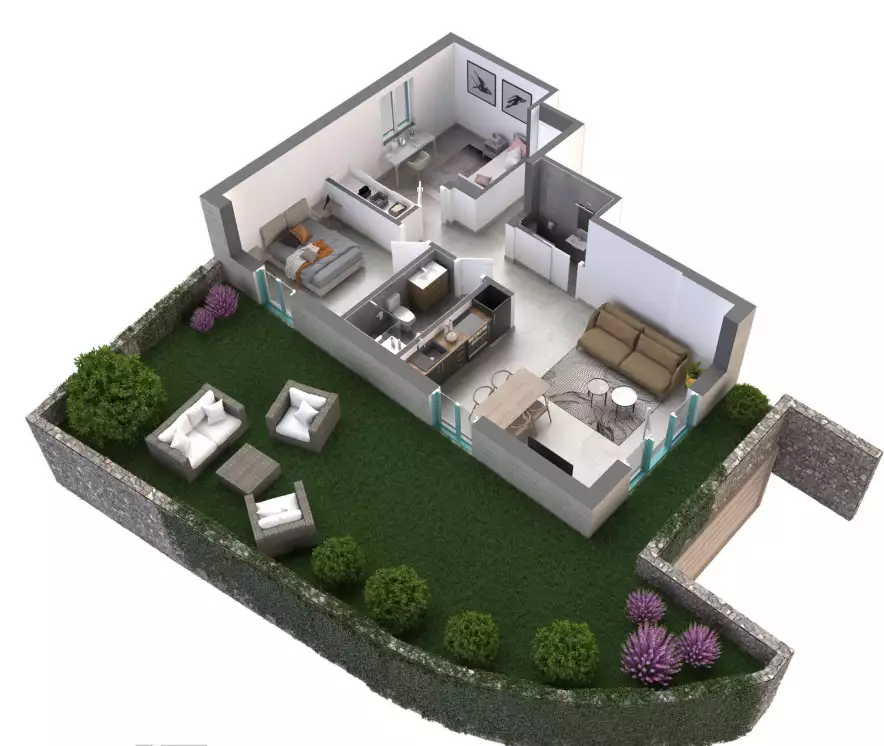 Квартира 104м² в Черногории, Доброта. Стоимостью 320000€ аренда фото-7