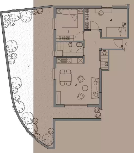 Квартира 104м² в Черногории, Доброта. Стоимостью 320000€ аренда фото-9