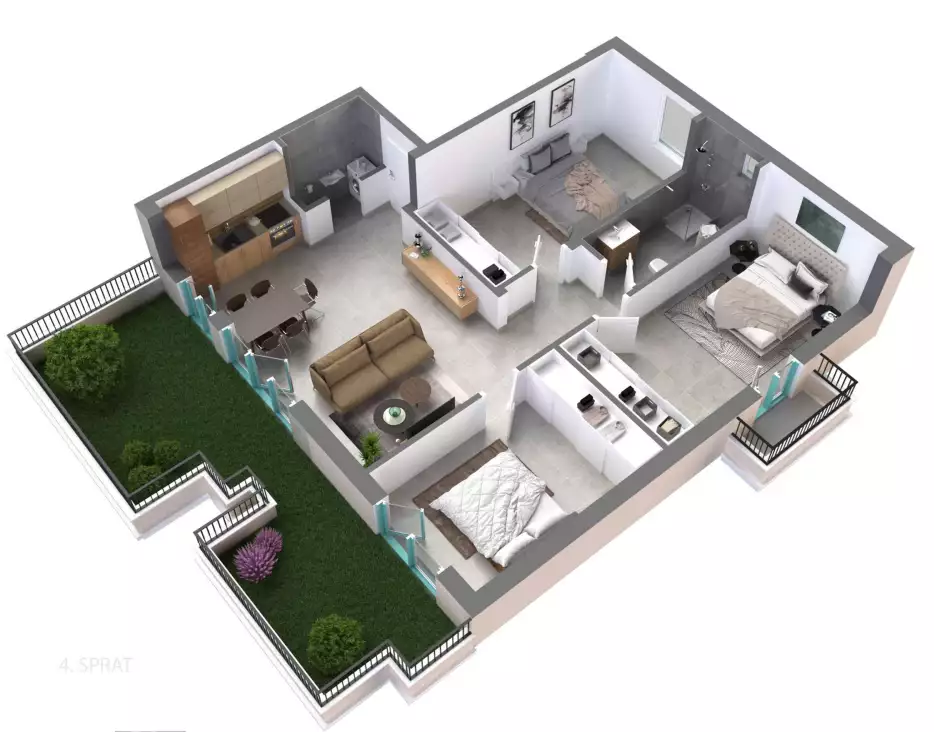 Квартира 198м² в Черногории, Доброта. Стоимостью 750000€ аренда фото-7