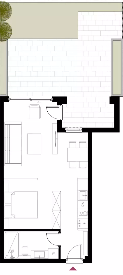 Квартира 47м² в Черногории, Будва. Стоимостью 203646€ аренда фото-14