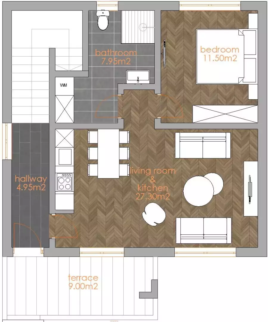 Дом 120м² в Черногории, Улцинь. Стоимостью 180000€ аренда фото-3