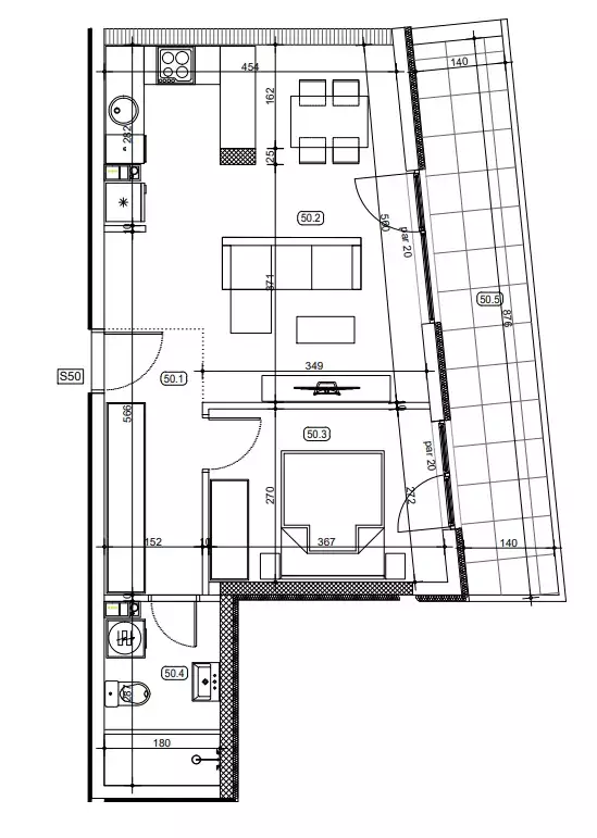 Квартира 44м² в Сербии, Белград. Стоимостью 141904€ аренда фото-7