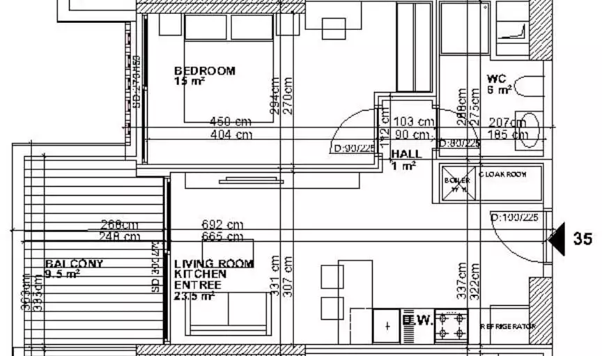 Квартира 76м² в Кипре, Фамагуста. Стоимостью 165000€ аренда фото-8