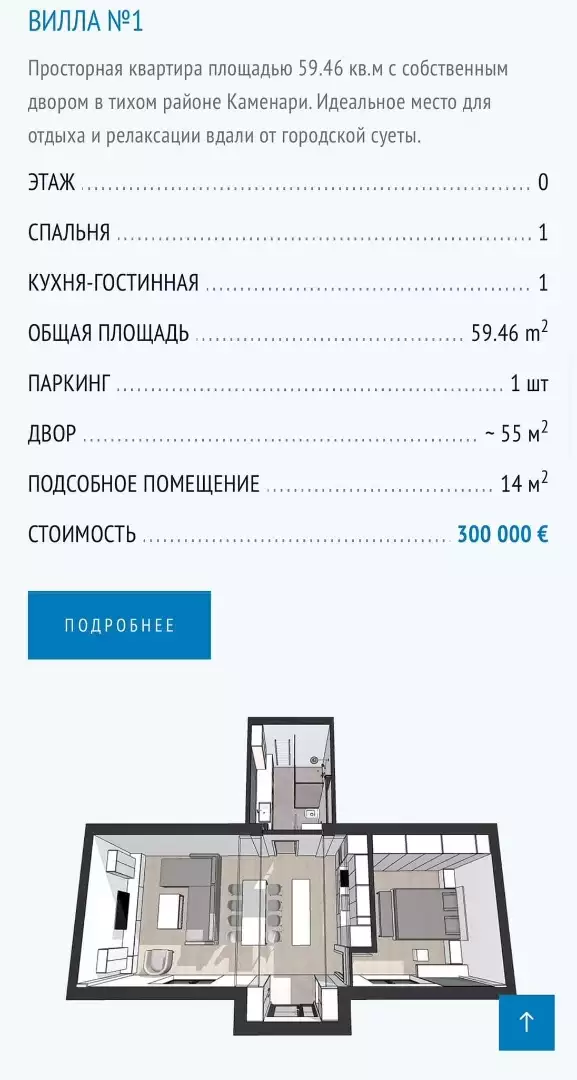 Квартира 36м² в Черногории, Каменари. Стоимостью 145000€ аренда фото-43