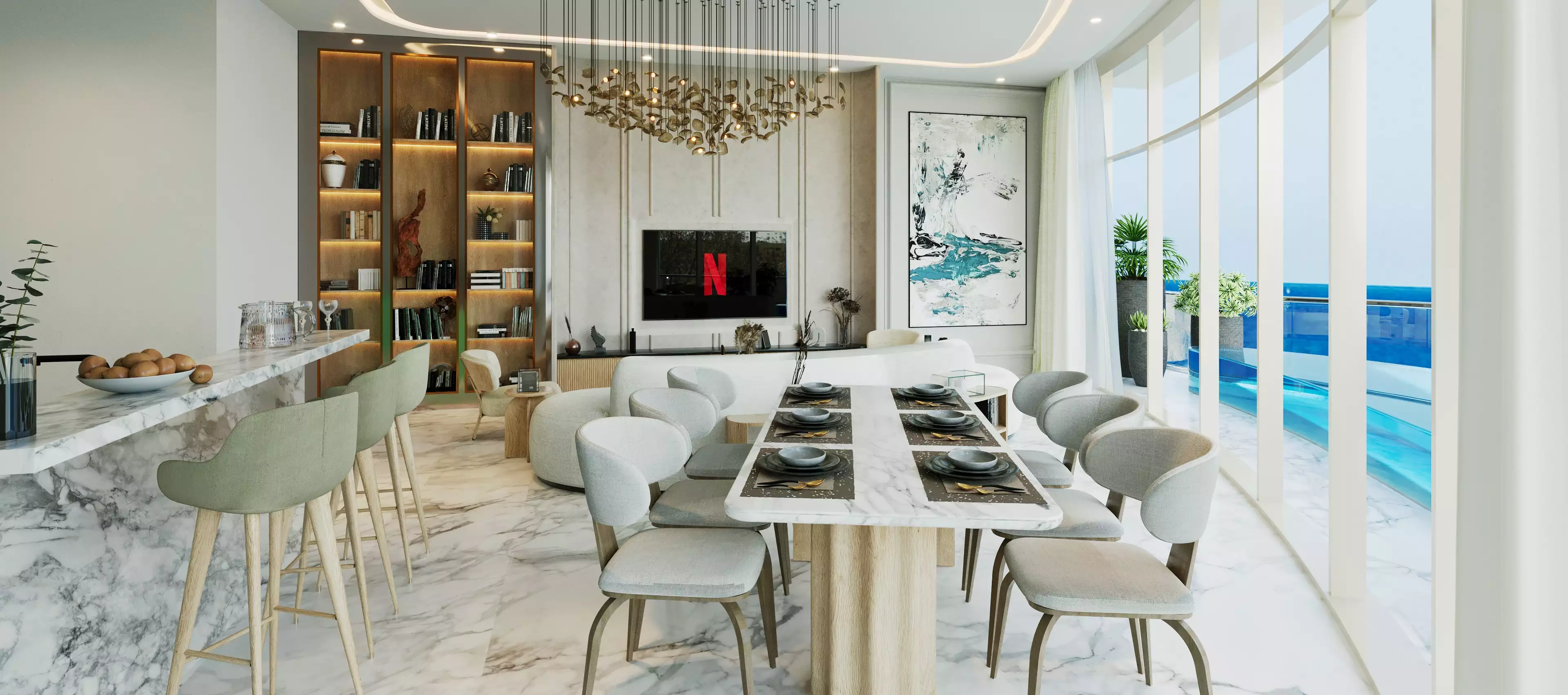 Квартира 311м² в ОАЭ, Рас-эль-Хайма. Стоимостью 1907879$ аренда фото-7