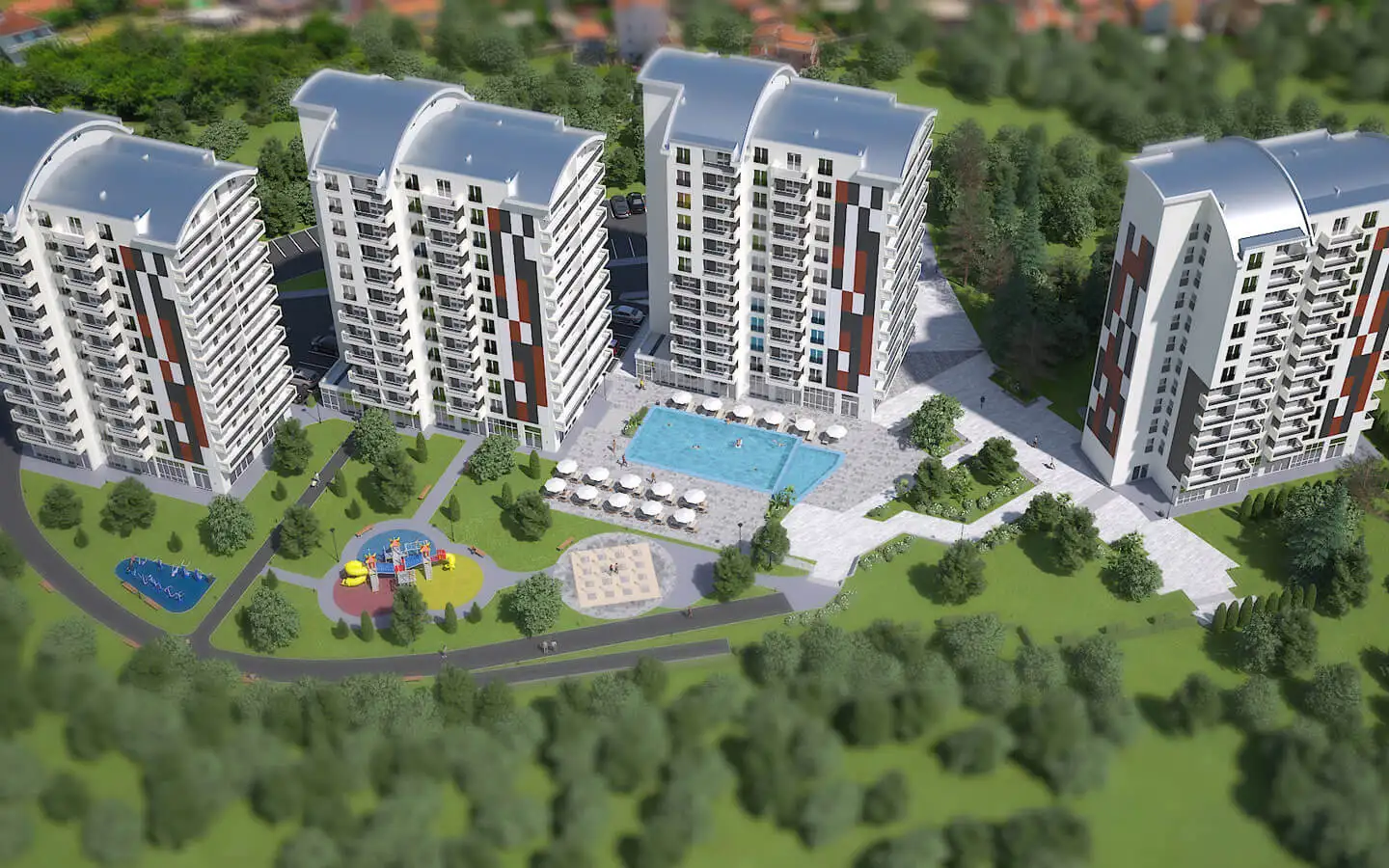 Квартира 71м² в Черногории, Бар. Стоимостью 147600€ аренда фото-4