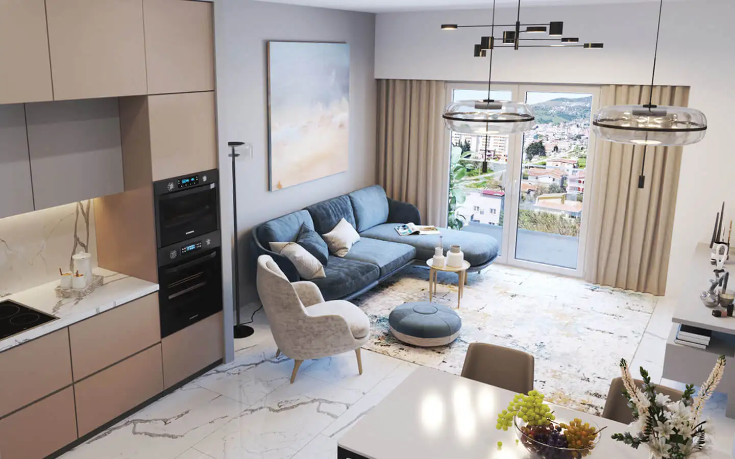 Квартира 71м² в Черногории, Бар. Стоимостью 147600€ аренда фото-11