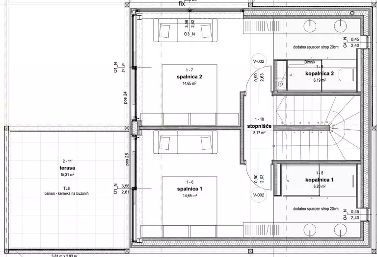 Вилла 130м² в Хорватии, Умаг. Стоимостью 790000€ аренда фото-15