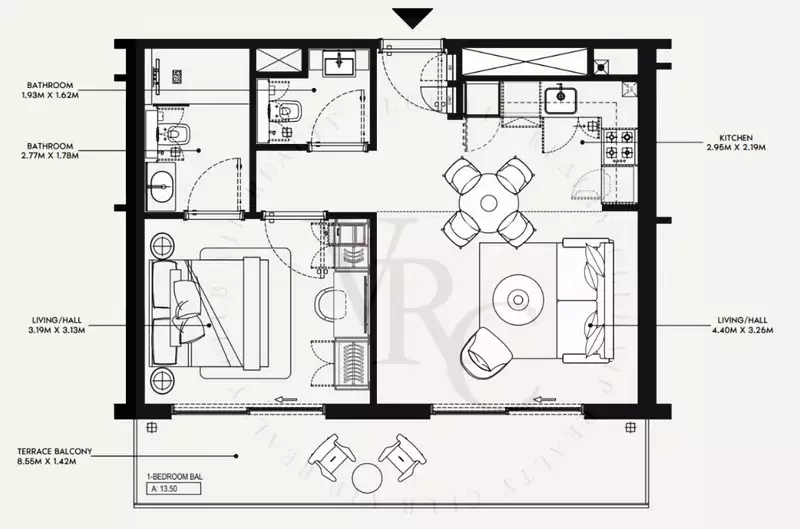 Квартира 64м² в ОАЭ, Дубай. Стоимостью 311511$ аренда фото-3
