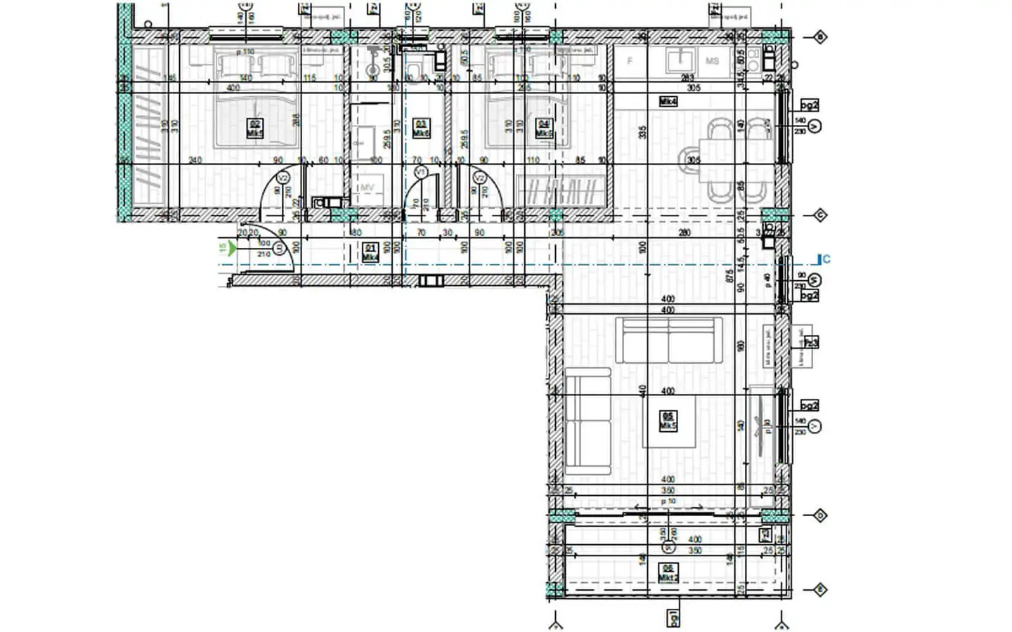 Квартира 69м² в Черногории, Херцег-Нови. Стоимостью 210000€ аренда фото-11