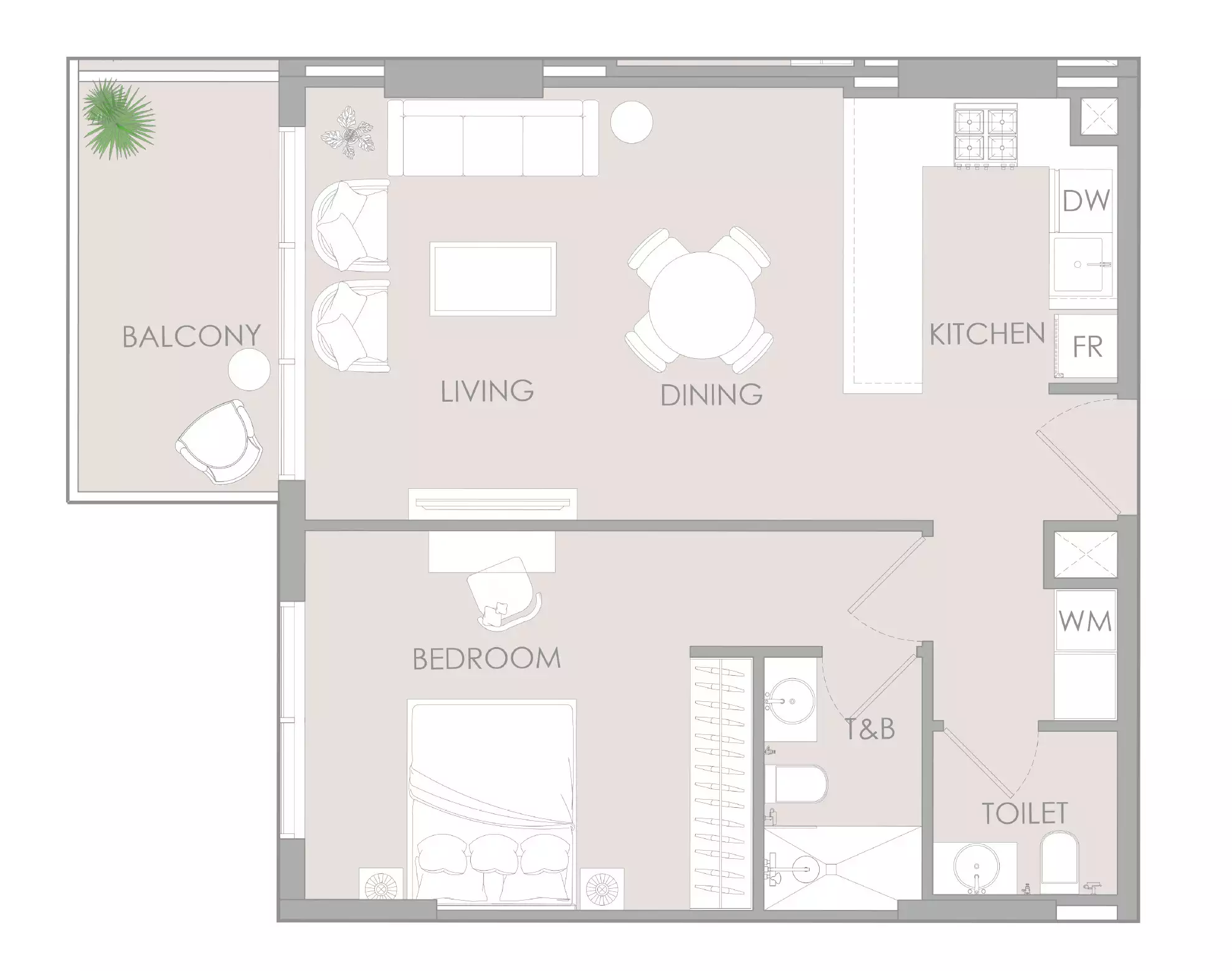 Квартира 71м² в ОАЭ, Дубай. Стоимостью 318367$ аренда фото-7