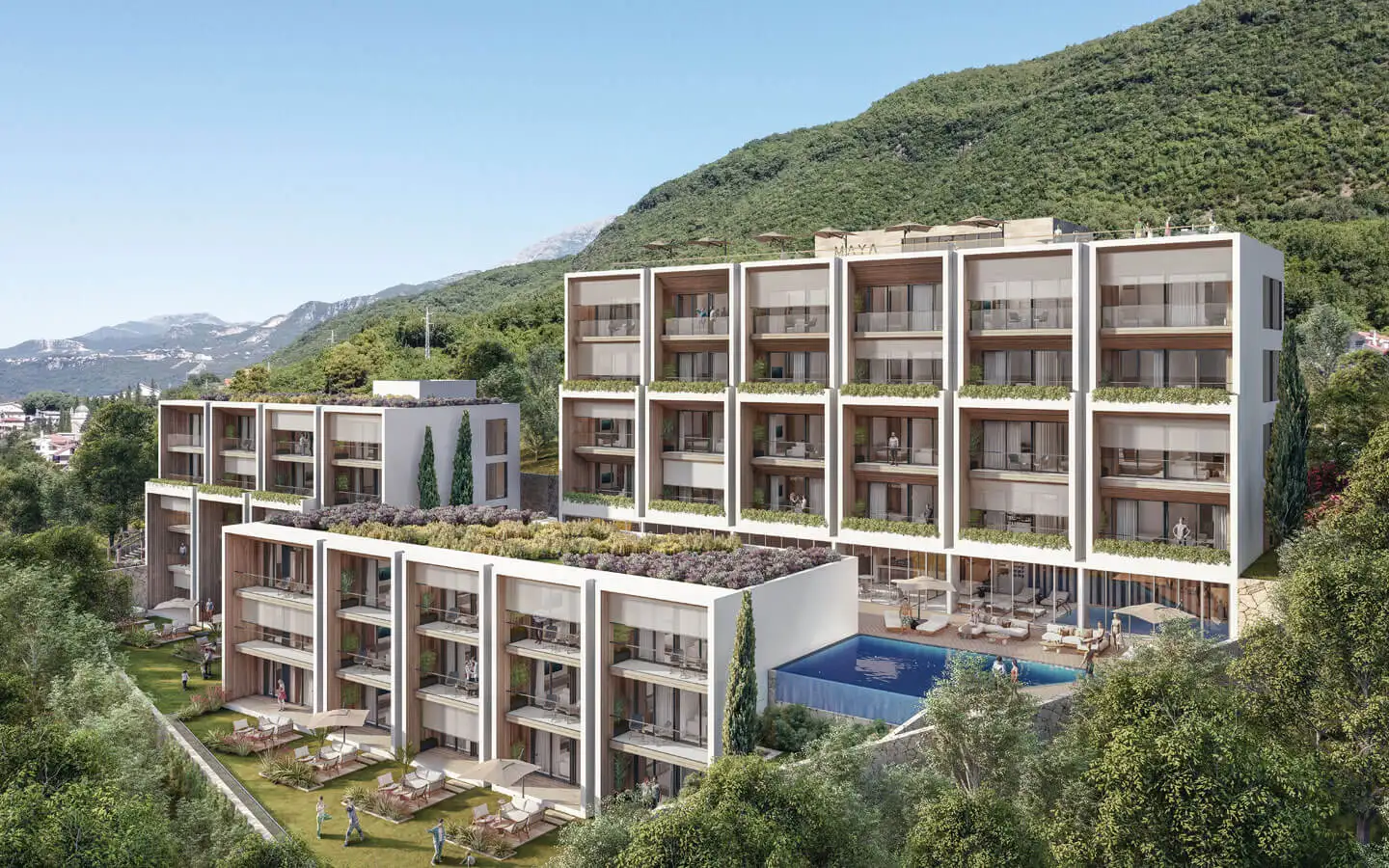 Квартира 48м² в Черногории, Кумбор. Стоимостью 367500€ аренда фото-2