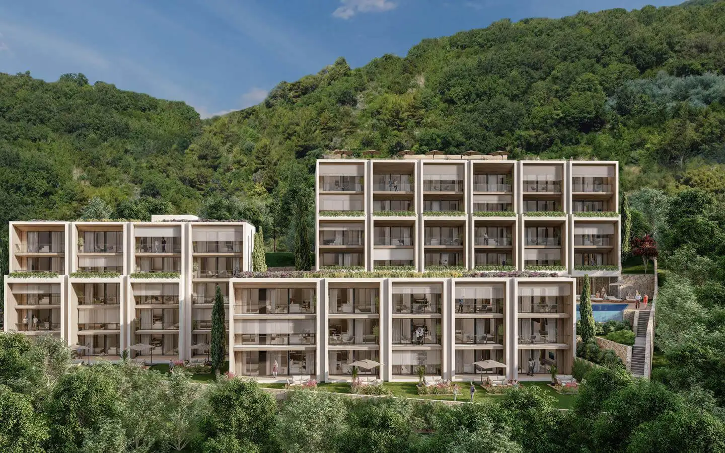 Квартира 48м² в Черногории, Кумбор. Стоимостью 367500€ аренда фото-5
