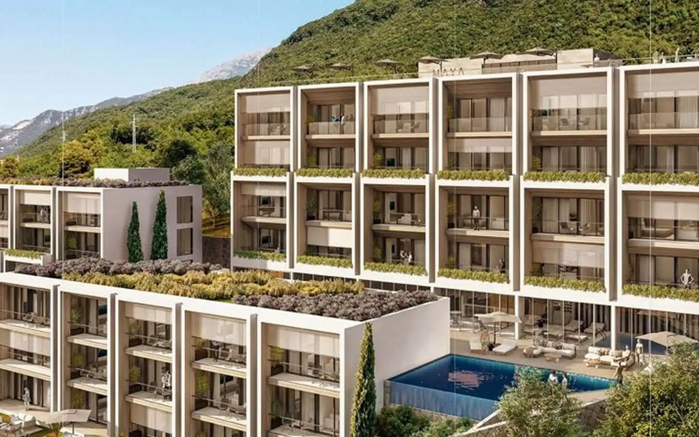 Квартира 48м² в Черногории, Кумбор. Стоимостью 367500€ аренда фото-6