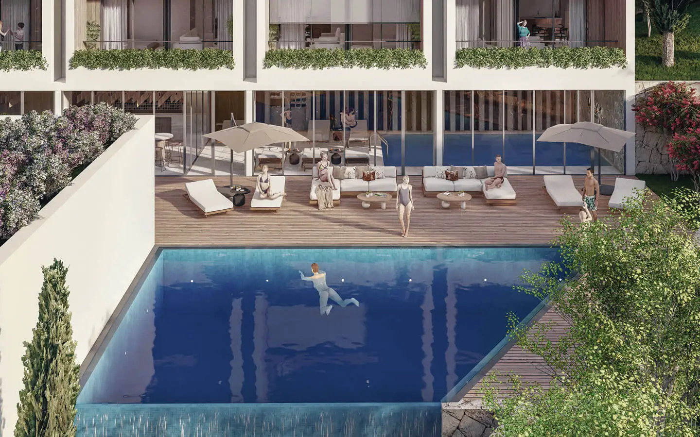Квартира 48м² в Черногории, Кумбор. Стоимостью 367500€ аренда фото-12