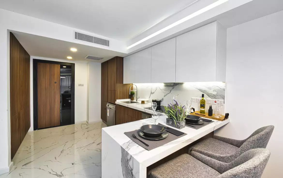 Квартира 56м² в Кипре, Искеле. Стоимостью 231660€ аренда фото-17