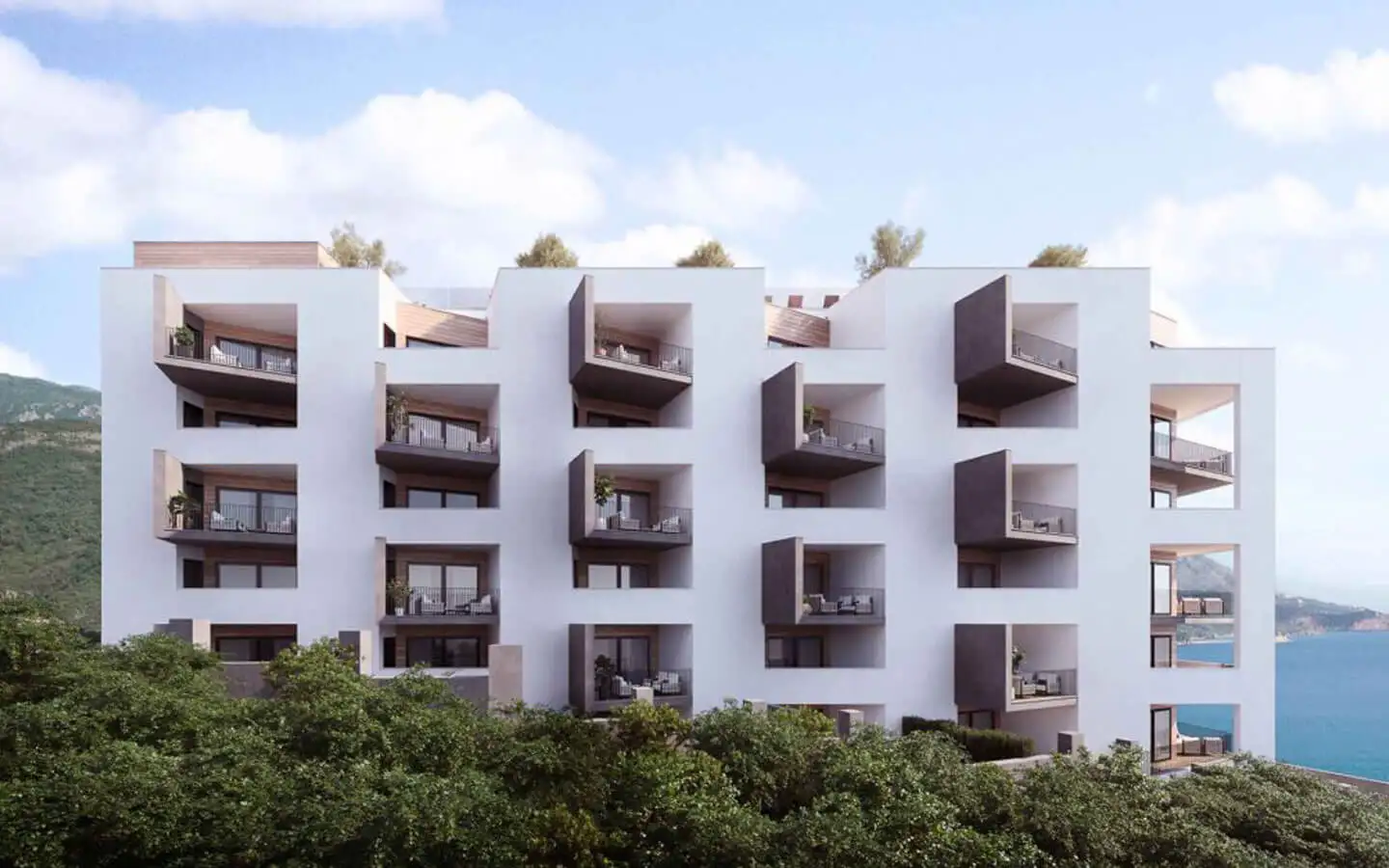 Квартира 53м² в Черногории, Будва. Стоимостью 182550€ аренда фото-5