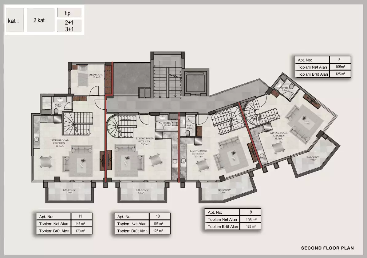 Квартира 50м² в Турции, Аланья. Стоимостью 155000€ аренда фото-25