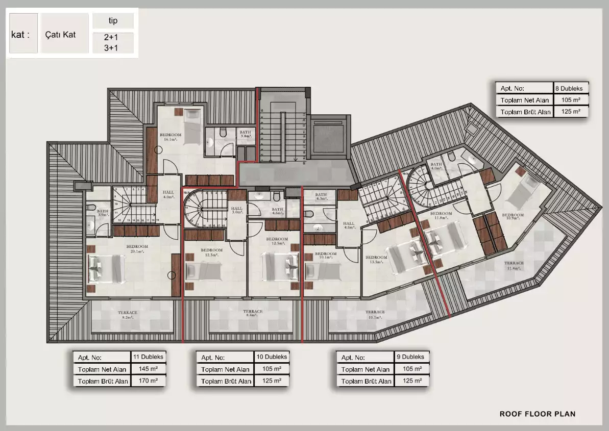 Квартира 50м² в Турции, Аланья. Стоимостью 155000€ аренда фото-26
