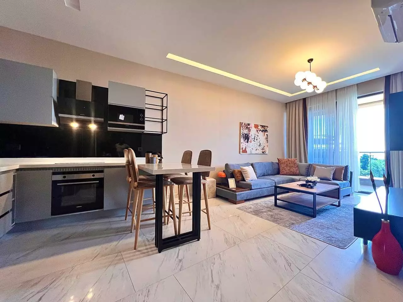 Квартира 55м² в Турции, Каргыджак. Стоимостью 181500€ аренда фото-2