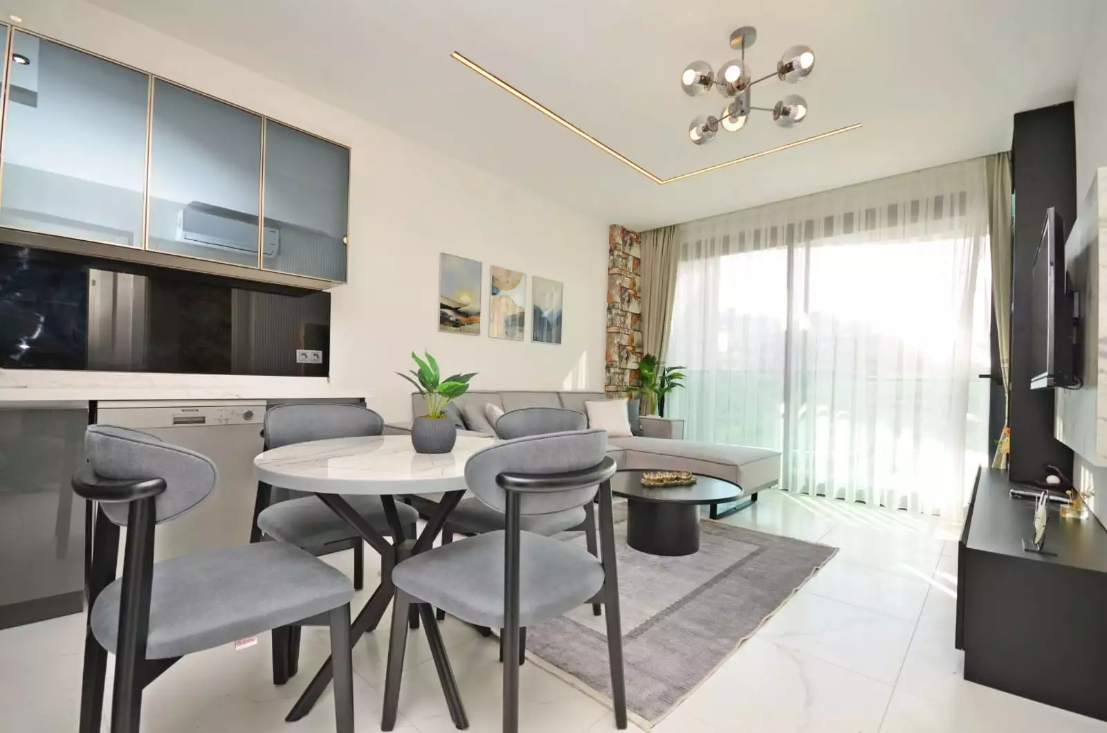 Квартира 55м² в Турции, Каргыджак. Стоимостью 100000€ аренда фото-15