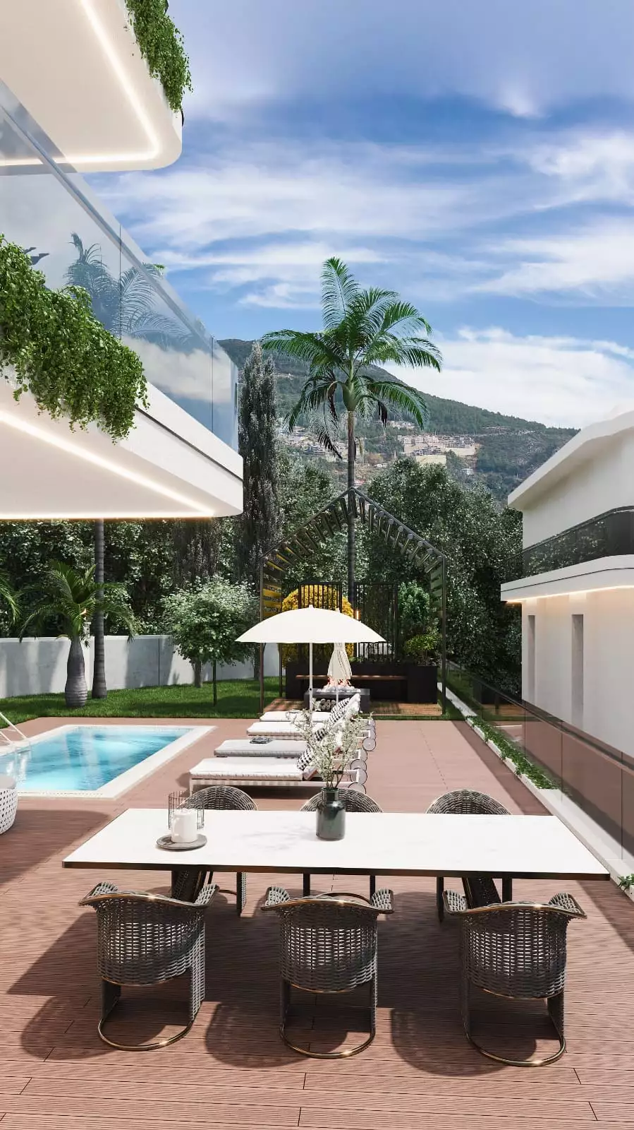 Вилла 215м² в Турции, Аланья. Стоимостью 468000€ аренда фото-16