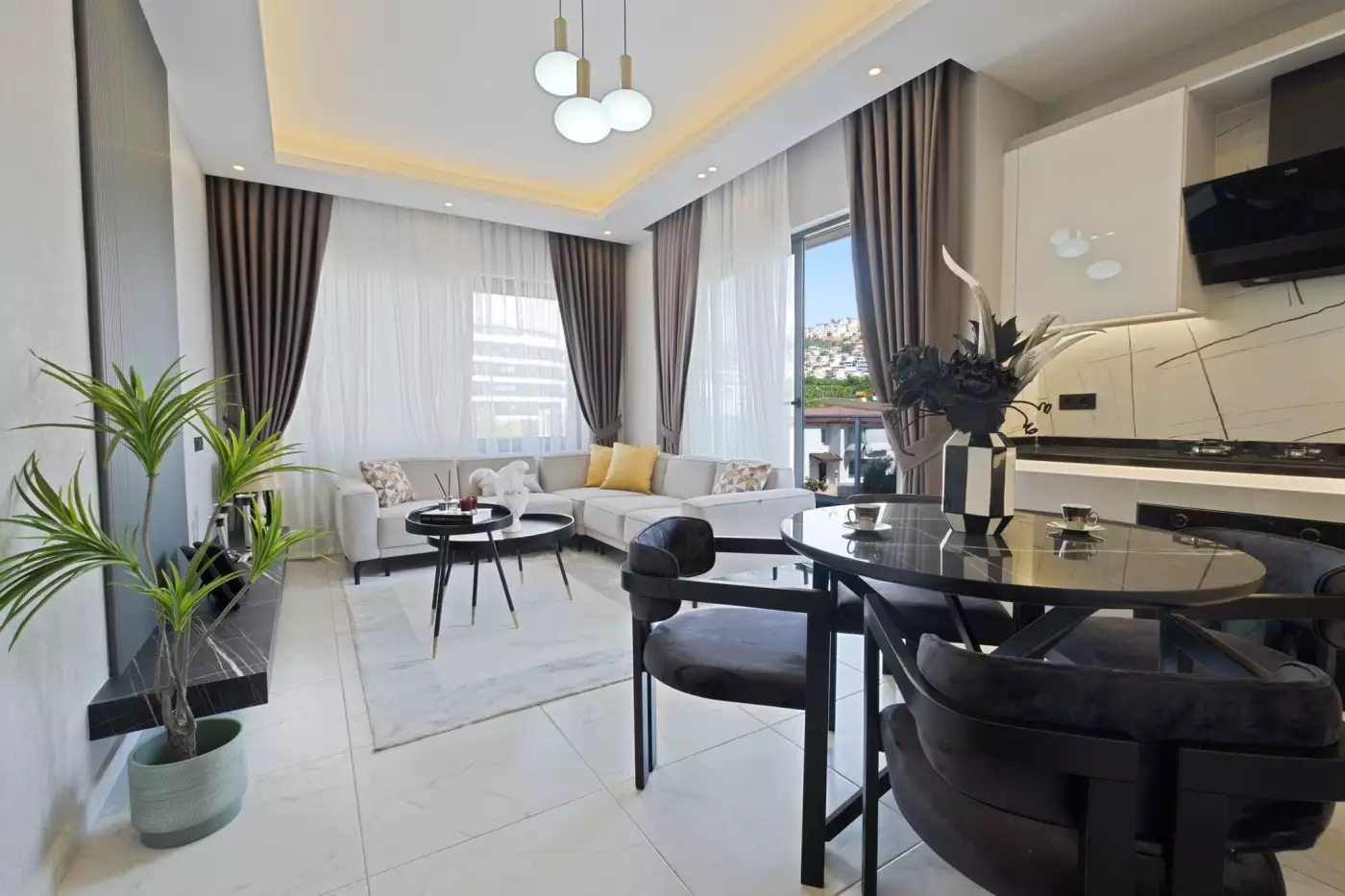 Квартира 55м² в Турции, Каргыджак. Стоимостью 110000€ аренда фото-1