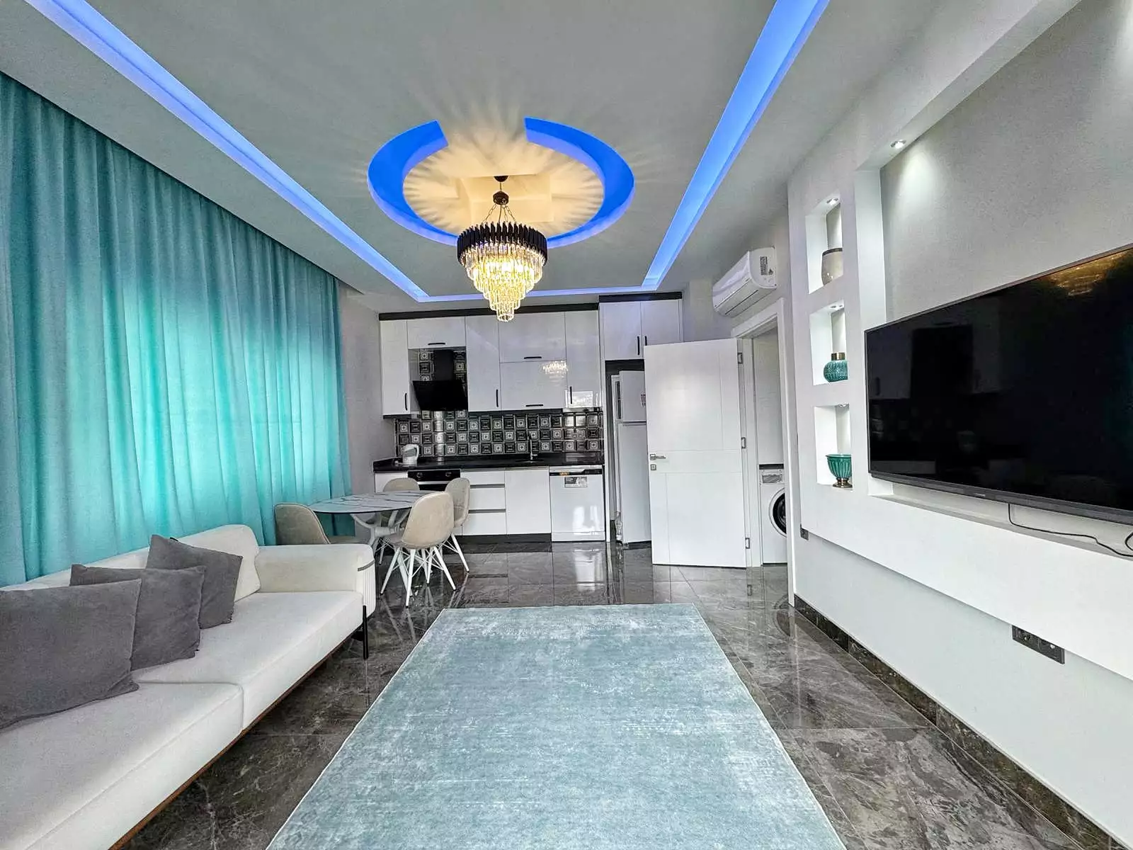 Квартира 80м² в Турции, Каргыджак. Стоимостью 113500€ аренда фото-4