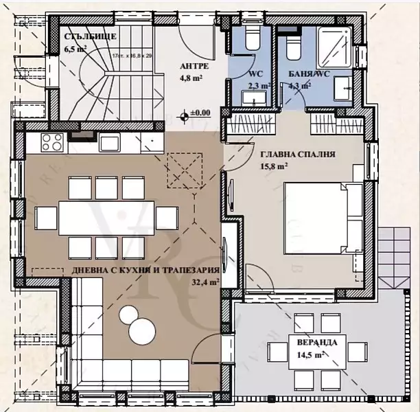 Вилла 150м² в Болгарии, Свети-Влас. Стоимостью 362160€ аренда фото-11