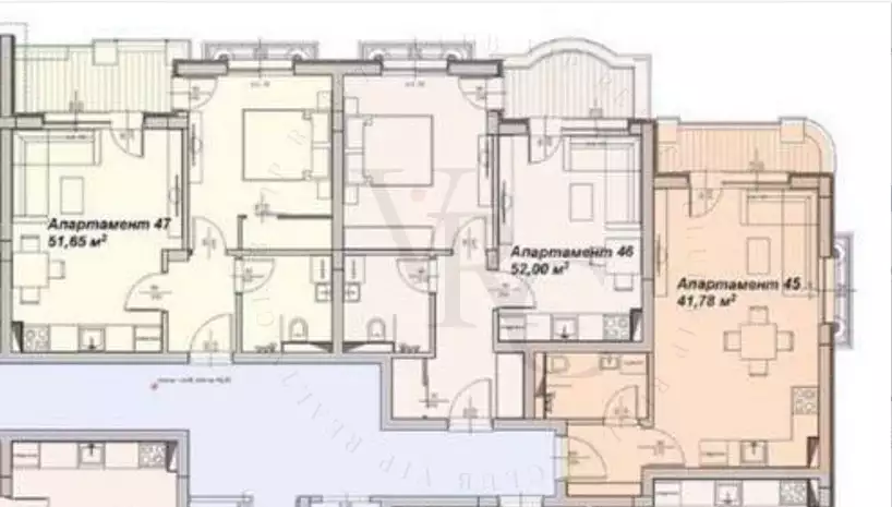 Квартира 52м² в Болгарии, Солнечный берег. Стоимостью 99601€ аренда фото-3