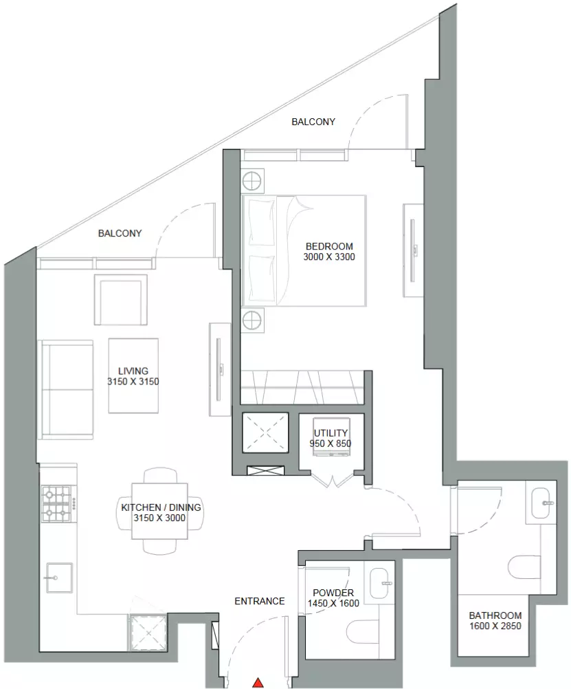 Квартира 62м² в ОАЭ, Дубай. Стоимостью 461584$ аренда фото-11