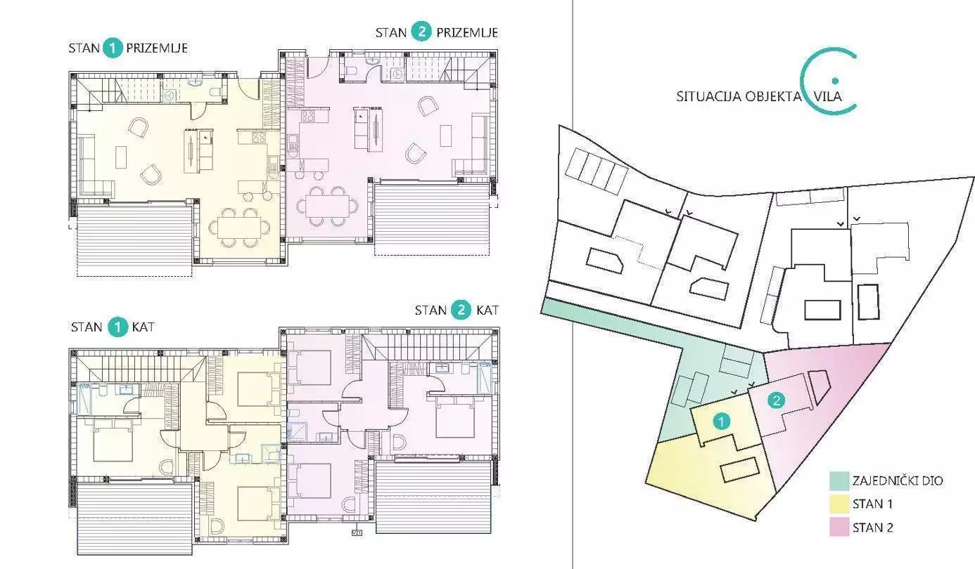 Вилла 151м² в Хорватии, Кралевица. Стоимостью 530000€ аренда фото-14