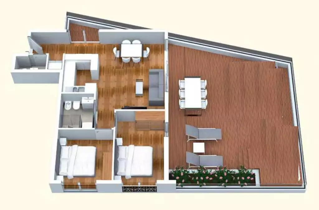 Квартира 58м² в Черногории, Бечичи. Стоимостью 350000€ аренда фото-10